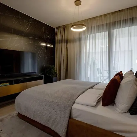 High-end W Gym/sauna/balcony/security Apartament *