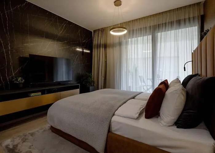 High-end W Gym/sauna/balcony/security Apartament *